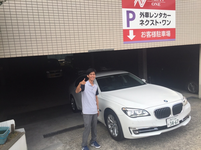 ポッキー高畑の高級車レンタカー配達日記1９〜ＢＭＷ７シリーズ〜