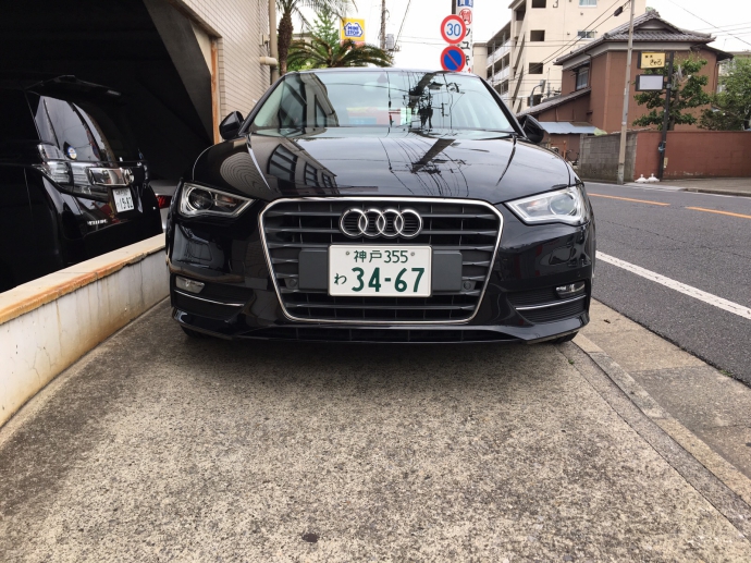 トリプル木村の高級車レンタカー配達日記57〜アウディ　A3ｽﾎﾟｰﾂﾊﾞｯｸ   〜