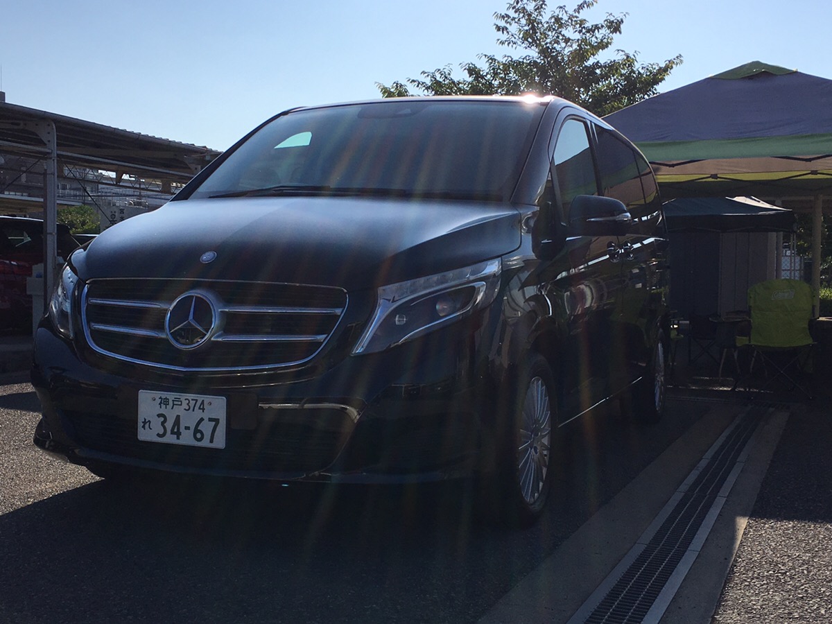 ブルゾン樫原の高級車レンタカー配達日記9 Mercedes Benz V2d 高級車 高級外車のレンタカーならネクストワン