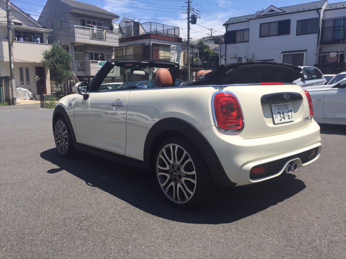 トリプル木村の高級車レンタカー配達日記60〜MINI　ｺﾝﾊﾞｰﾁﾌﾞﾙ〜