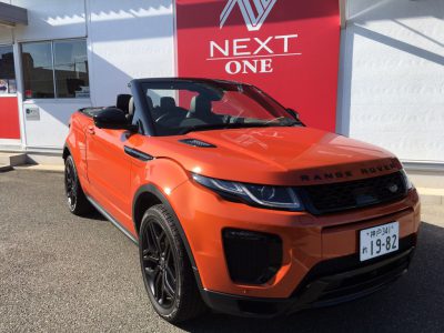 ブルゾン樫原の高級車レンタカー配達日記20～Range Rover Evoque  convertible～