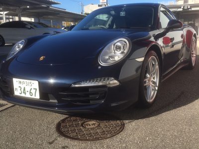 ガッツ由井の高級車レンタカー配達日記22「ポルシェ　911カレラ4」