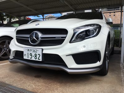 谷畑任三郎の高級車レンタカー配達日記79～メルセデス ベンツGLA45 AMG 4MATIC～