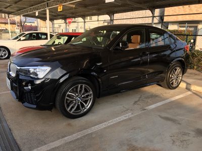 谷畑任三郎の高級車レンタカー配達日記87～BMW X4 X-Drive 28i Mスポーツ～