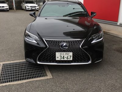 ガッツ由井の高級車レンタカー配達日記30～レクサス　LS500ｈ～