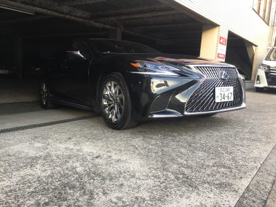 谷畑任三郎の高級車レンタカー配達日記88～レクサス　LS500　Iパッケージ～