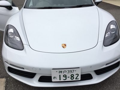 ガッツ由井の高級車レンタカー配達日記41～ポルシェ718　ケイマン～