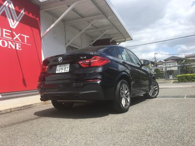 クリス二瓶の高級車レンタカー配達日記50　BMW　 X4 x-Drive 28i Mスポーツ