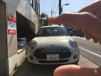 ﾄﾘﾌﾟﾙ木村の高級車レンタカー配達日記104～MINI　ONE　5ﾄﾞｱ～