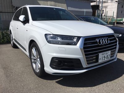 谷畑任三郎の高級車レンタカー配達日記105～Audi Q7 3.0クワトロ エアサス仕様 Sライン～