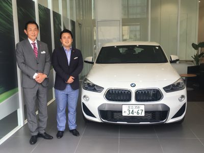 谷畑任三郎の高級車レンタカー配達日記114～BMW　X2　ｘDrive　20i　Mｽﾎﾟｰﾂ～