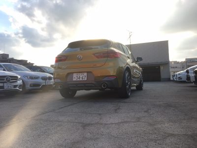 クリス二瓶の高級車レンタカー配達日記74　BMW　X2　ｘDrive　20i　MｽﾎﾟｰﾂX