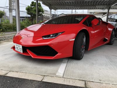 谷畑任三郎の高級車レンタカー配達日記134～ランボルギーニ　ウラカン　スパイダー～