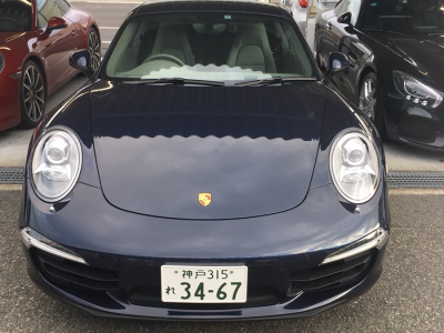 クリス二瓶の高級車レンタカー配達日記76　ポルシェ　911　カレラ4