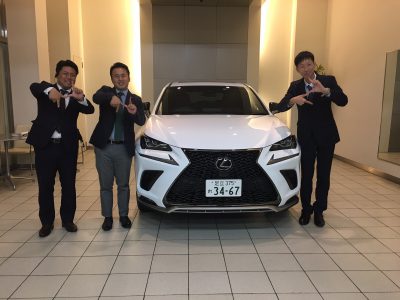 ﾄﾘﾌﾟﾙ木村の高級車レンタカー配達日記140～レクサス　NX300～