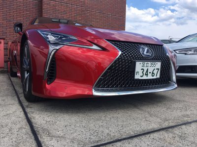 谷畑任三郎の高級車レンタカー配達日記137～レクサス　LC500ｈ～