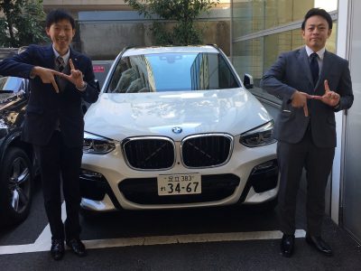 ﾄﾘﾌﾟﾙ木村の高級車レンタカー配達日記144～BMW X3～