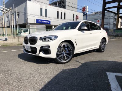 ﾄﾘﾌﾟﾙ木村の高級車レンタカー配達日記152～BMW　X4　M40i～