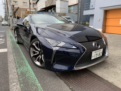 谷畑任三郎の高級車レンタカー配達日記155～レクサス　LC500ｈ～