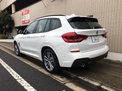 ﾄﾘﾌﾟﾙ木村の高級車レンタカー配達日記160～BMW　X3　ｘDrive20ｄ　Mｽﾎﾟｰﾂ～