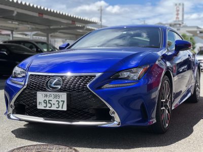 タンメン樫原の高級車レンタカー配達日記106 LEXUS RC300