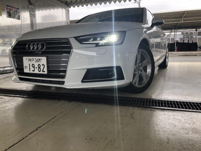 ﾄﾘﾌﾟﾙ木村の高級車レンタカー配達日記172～アウディ A4 2.0TFSIスポーツ～