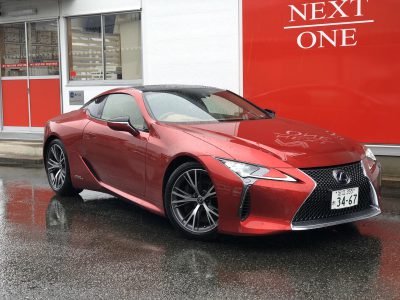 タンメン樫原の高級車レンタカー配達日記113 LEXUS LC500h Lpackage