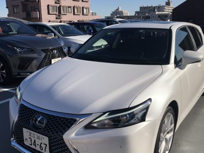 クリス二瓶の高級車レンタカー配達日記146 レクサス　CT200ｈ