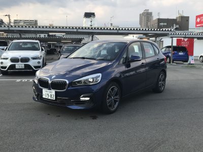 エリーの高級車レンタカー配達日記71〜BMW・218i ActiveTourer sport〜