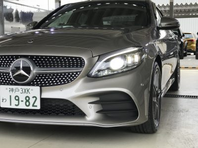 エリーの高級車レンタカー配達日記77〜ベンツ・C200 Avantgarde AMGline mojave silver〜