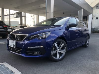 ﾄﾘﾌﾟﾙ木村の高級車レンタカー配達日記242～プジョー　308　GT Blue HDi～