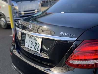 タンメン樫原の高級者レンタカー配達日記189～メルセデスベンツ E450 4MATIC～