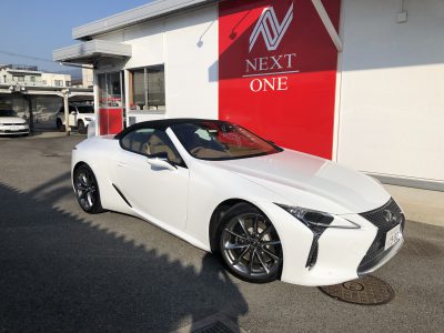 かっきーの高級車レンタカー配達日記56〜レクサス LC500 Convertible〜