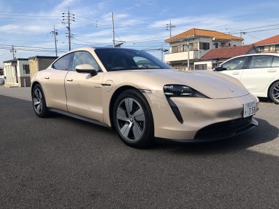 ﾄﾘﾌﾟﾙ木村の高級車レンタカー配達日記260～ポルシェ タイカン  スポーツクロノパッケージ～