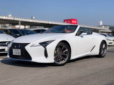 エリーの高級車レンタカー配達日記111〜LEXUS・LC500コンバーチブル〜