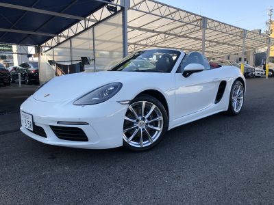 ﾄﾘﾌﾟﾙ木村の高級車レンタカー配達日記266～PORSCHE 718ボクスター～