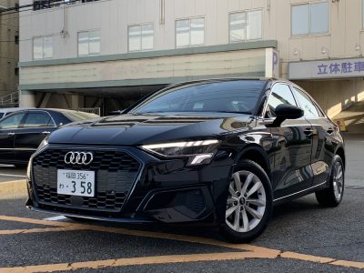 ピエロ伊勢田の高級車レンタカー配達日記8～アウディ A3 Sedan 30TFSI～