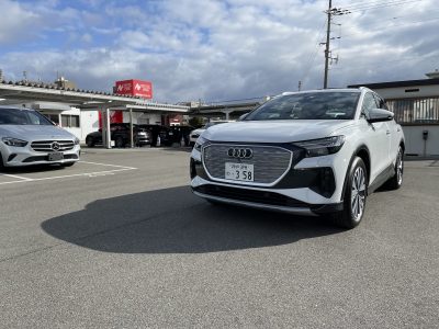 みやんちゅの高級車レンタカー配達日記21〜アウディ  Q4 40 e-tron advanced〜