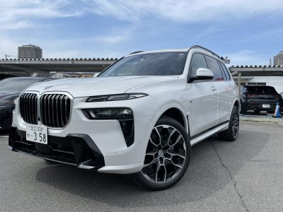 わさび澤田の高級車レンタカー配達日記7〜BMW X7 xDrive40d M Sport〜