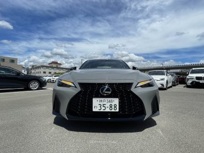 すけさんの高級車レンタカー配達日記13〜レクサスIS300h F SPORT MODE BLACK 3〜