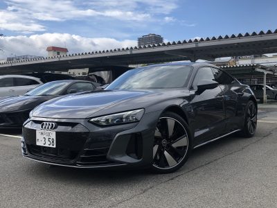 マハロの高級車レンタカー配達日記17〜アウディ　e-tron GT〜