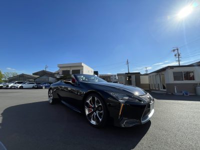 まっすーの高級車レンタカー配達日記15〜レクサス LC500 Convertible〜