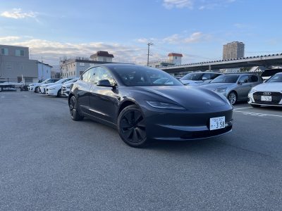 みやんちゅの高級車レンタカー配達日記42〜テスラ Model 3 ロングレンジ デュアルモーターAWD〜