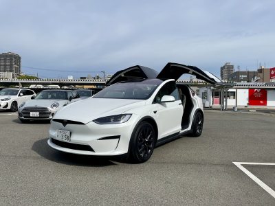 みやんちゅの高級車レンタカー配達日記63〜テスラ Model X ロングレンジ〜