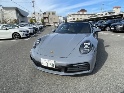 げんきの高級車レンタカー配達日記 44回数〜ポルシェ 911 Targa 4〜　